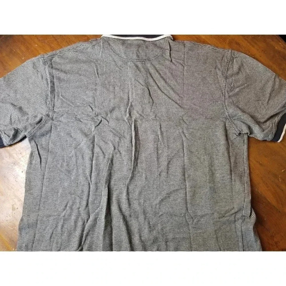 Disney Store Mickey Mouse Short Sleeve Golf Polo Shirt Mens Sz XL Houndstooth - Picture 3 of 7